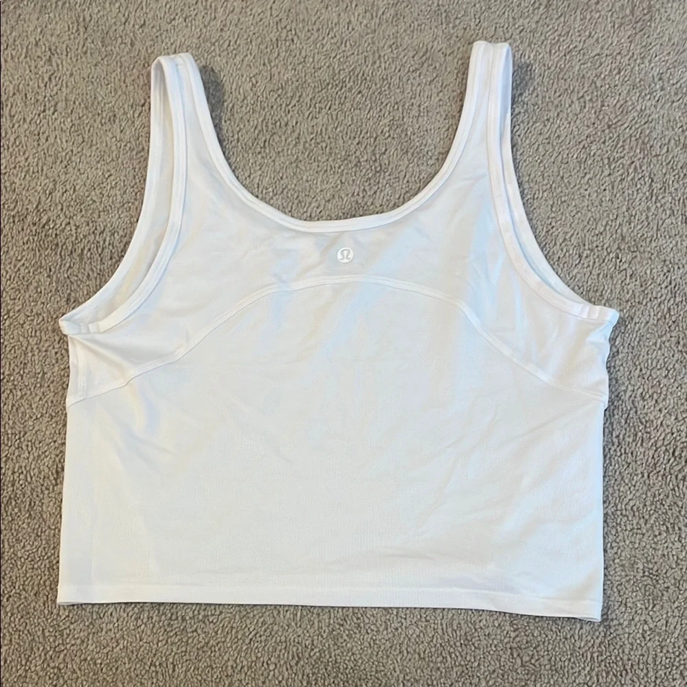 Lululemon Athletica White Tank Top